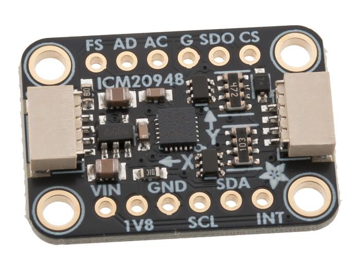 9-axlig IMU rörelsegivare ICM-20948 - Qwiic @ electrokit (2 av 6)