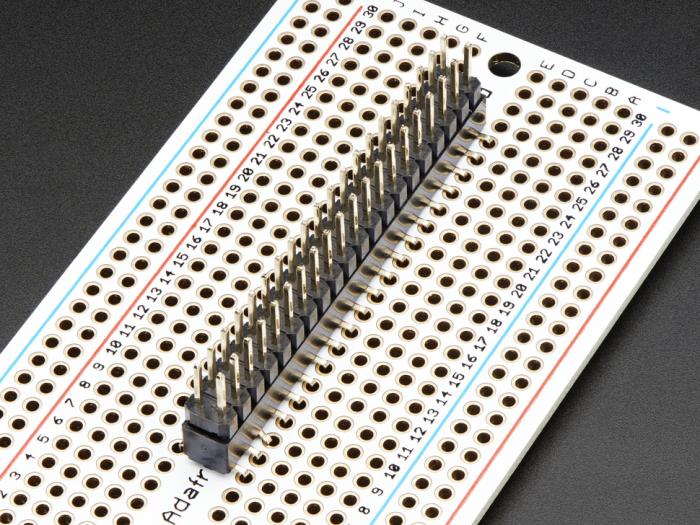2x20 (40-pin) breakout for breadboard / IDC @ electrokit (2 of 5)