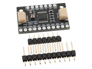 AD-omvandlare 8-kan 12-bit ADS7828 QWIIC @ electrokit