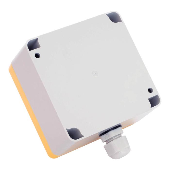 Tryckknappslåda 1x ø22mm 90x90x60mm gul IP65 @ electrokit (3 av 4)