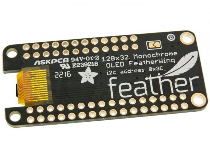 FeatherWing OLED - 128x32px @ electrokit (2 av 3)