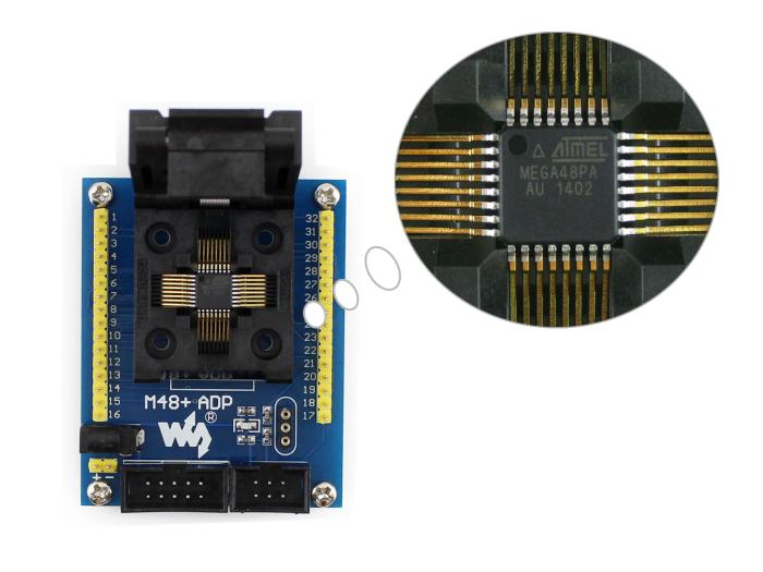 M48+ ADP Programmer Adapter TQFP32 @ electrokit (5 of 6)