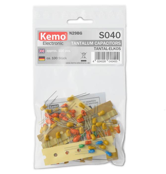 Tantalum capacitors approx. 100 pcs - mixed values @ electrokit (2 of 2)