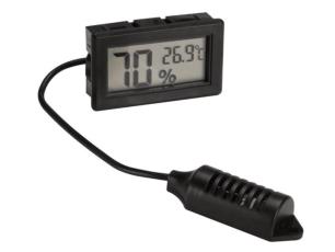 Thermometer hygrometer with probe @ electrokit