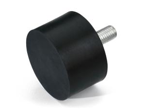 Ställbar gummifot M4 ø15x10mm @ electrokit