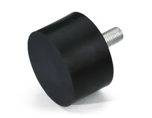 Ställbar gummifot M4 ø15x10mm @ electrokit