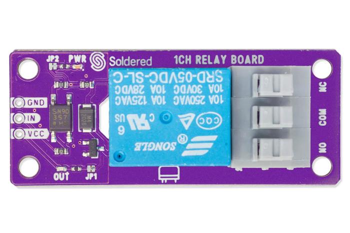 Reläkort 5V opto-isolerat 250VAC/10A @ electrokit (3 av 5)