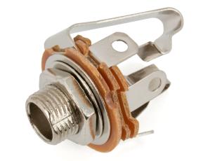 6.3mm hona 3-pol stereo chassie @ electrokit