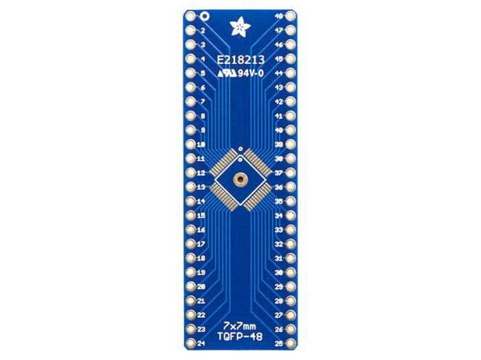 Adapter card QFN-48 / TQFP-48 - DIP-48 @ electrokit (1 of 3)