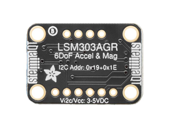 6-axlig IMU accelerometer och magnetometer LSM303AGR - Qwiic @ electrokit (2 av 7)