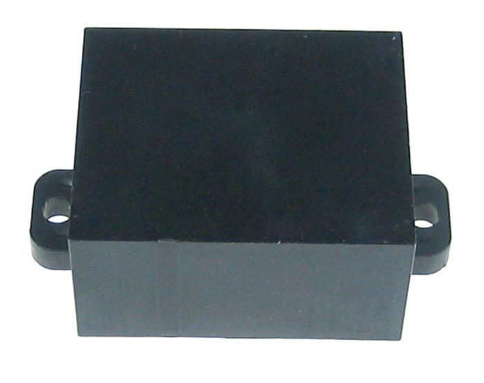 Apparatlåda 30x25x15mm för ingjutning svart @ electrokit (1 av 1)