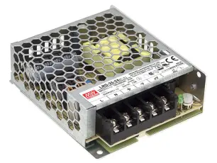 Switchat nätaggregat 24V 1.5A 36W Mean Well LRS-35-24 @ electrokit