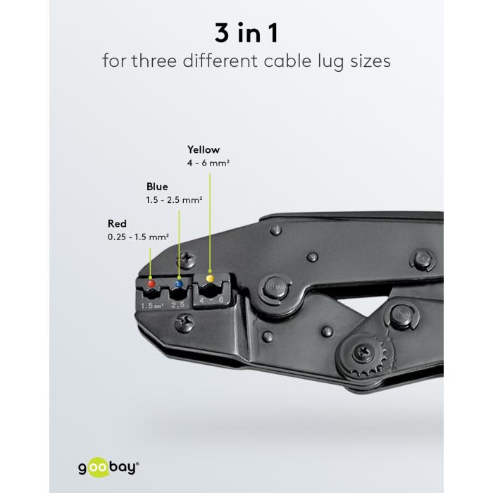 Crimping tool for isolated cable lugs @ electrokit (3 of 5)