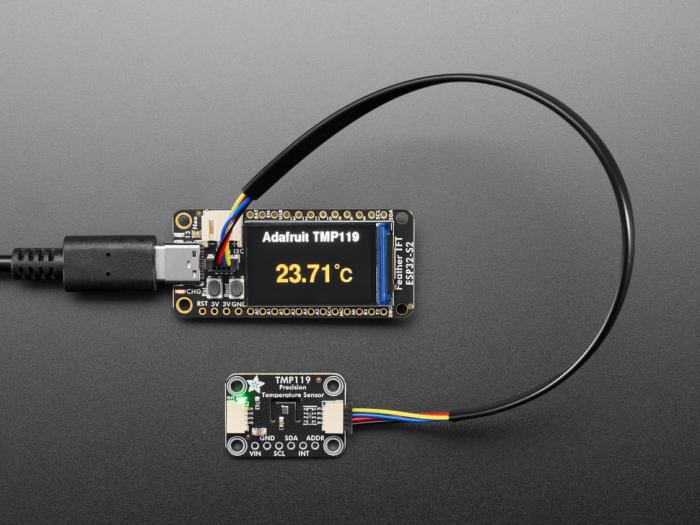 Temperature sensor high-precision ±0.03°C TMP119 - Qwiic @ electrokit (5 of 5)