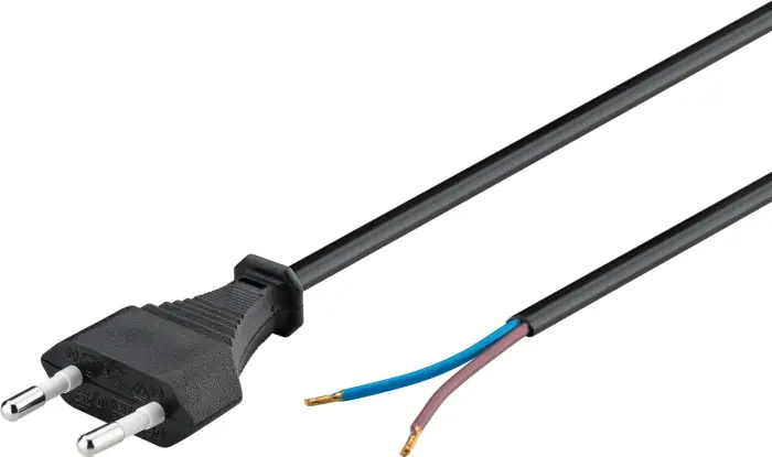 Sladdställ CEE7/16 till open end 1.5m svart @ electrokit (1 av 2)