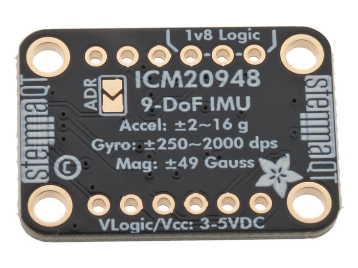 9-axlig IMU rörelsegivare ICM-20948 - Qwiic @ electrokit (3 av 6)