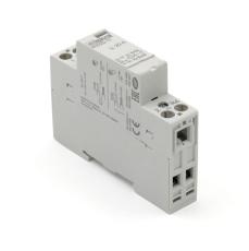 Installation contactor 24V AC/DC 2-pole NC+NO 230/400VAC-20A @ electrokit