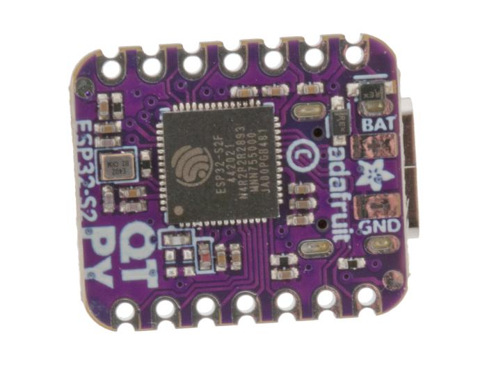 ESP32-S2 Adafruit QT Py WiFi Dev Board med u.fl-kontakt @ electrokit (3 av 3)