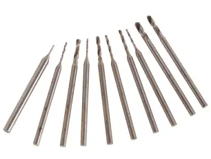 Drills for PCB 10pcs 0.6-2.3mm @ electrokit