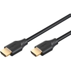 HDMI 2.2 Ultra96 kabel (16K@60Hz) 0.5m svart @ electrokit