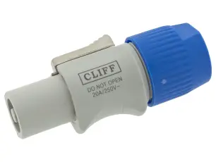 Power twist hona 3-pol 16A 250VAC grå @ electrokit