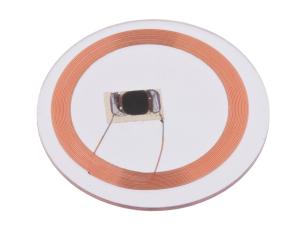 RFID tag Mifare 13.56MHz round @ electrokit