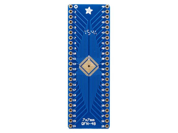Adapter card QFN-48 / TQFP-48 - DIP-48 @ electrokit (2 of 3)