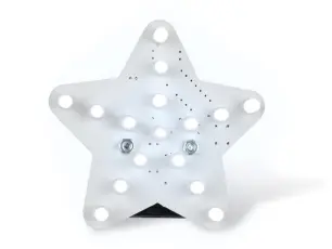 Blinkande vit LED-stjärna med effekter @ electrokit