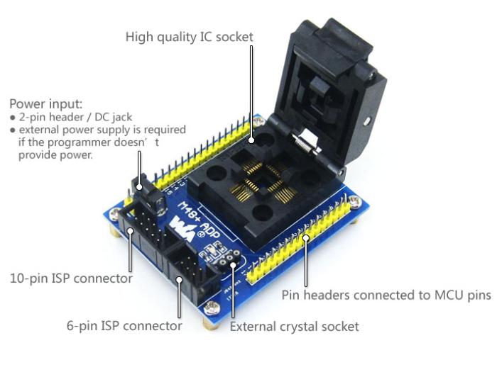 M48+ ADP Programmer Adapter TQFP32 @ electrokit (6 of 6)