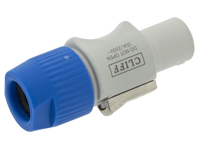 Power twist hona 3-pol 16A 250VAC grå @ electrokit (2 av 3)