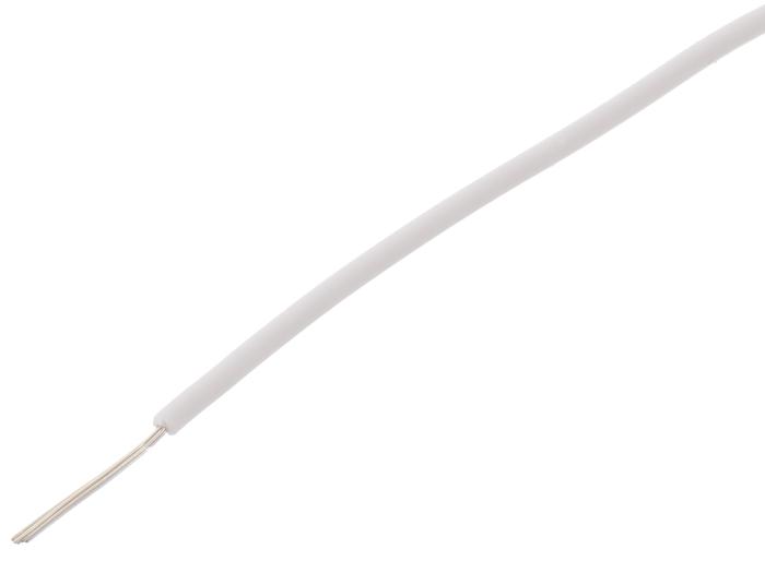 Kopplingstråd AWG24 flertrådig - vit /m @ electrokit (1 av 1)