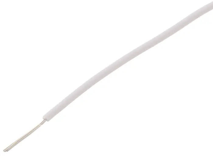 Kopplingstråd 0.2mm² flertrådig - vit @ electrokit (1 av 1)