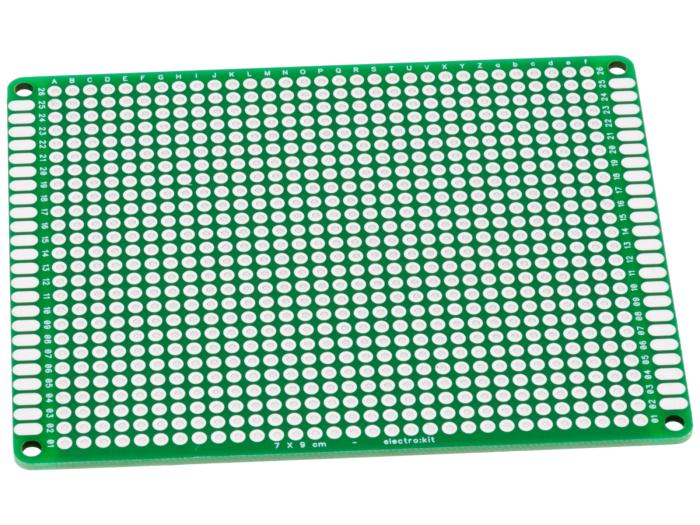 Experimentkort 1-hål 70x90mm genompläterade hål @ electrokit (1 av 2)