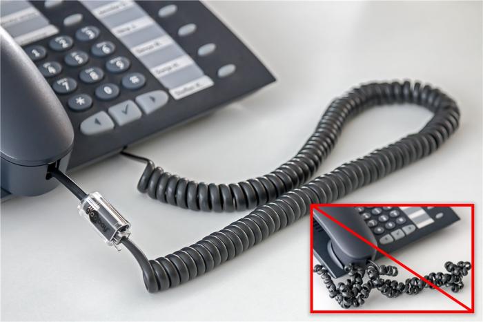 Snurrstopp för telefonlur RJ10 @ electrokit (3 av 3)
