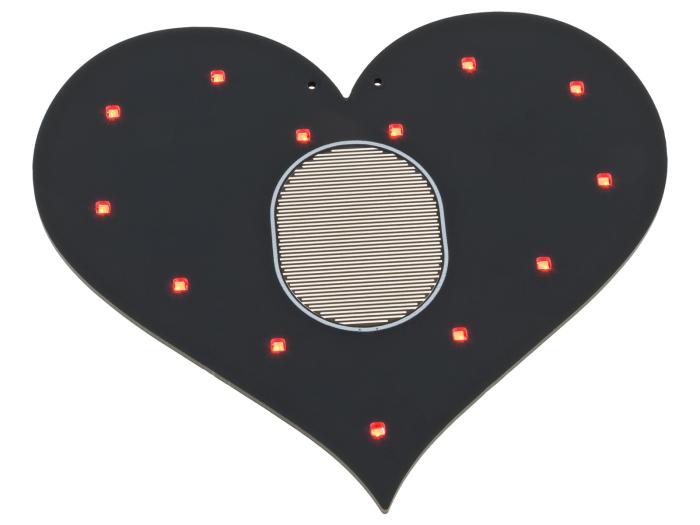 Pulserande hjärta 13LED - Byggsats SMD @ electrokit (2 av 2)