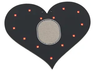 Beating Heart 13LED - SMD soldering kit @ electrokit