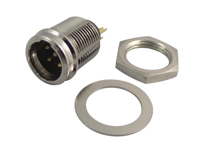 XLR mini 5-pol hane chassie @ electrokit (2 av 2)