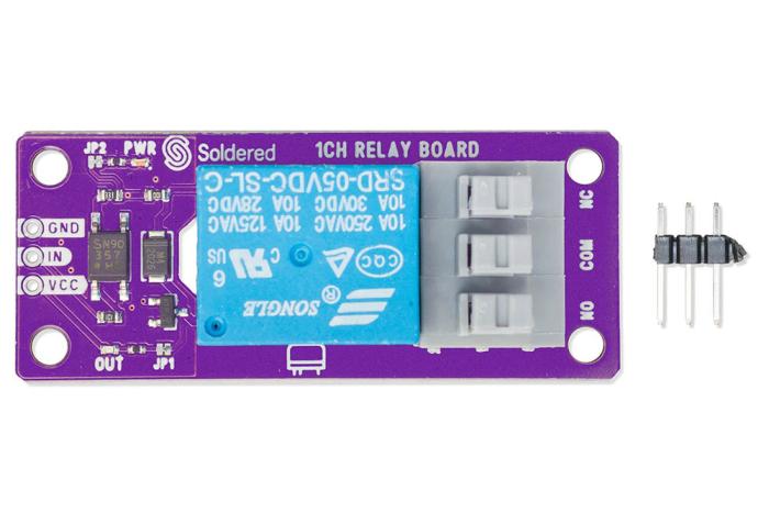 Reläkort 5V opto-isolerat 250VAC/10A @ electrokit (5 av 5)