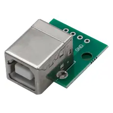 USB-B hona adapterkort @ electrokit