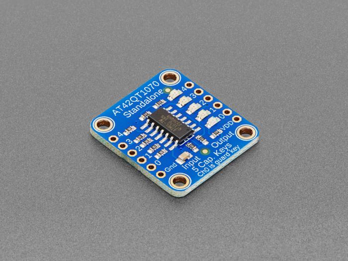 AT42QT1070 Touch controller 5-channels @ electrokit (4 of 5)