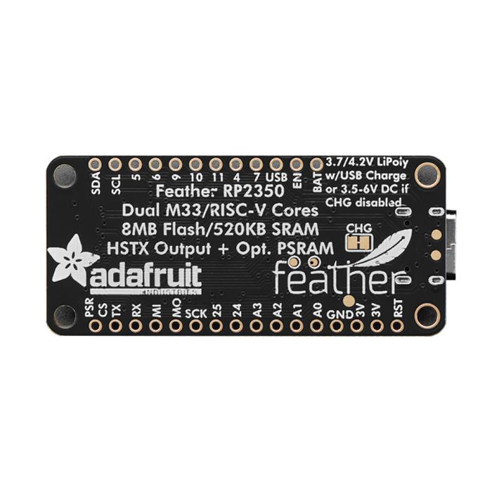 RP2350 8MB dev board - Qwiic and LiPo port @ electrokit (2 of 5)