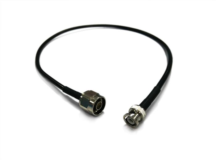 Kabel N-hane till BNC-hane RG-58 0.7m 2GHz Siglent @ electrokit (1 av 1)