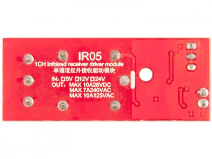 Relay board 12V with remote control IR @ electrokit (3 of 3)
