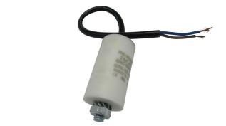 Motor capacitor 40uF 450VAC cable @ electrokit