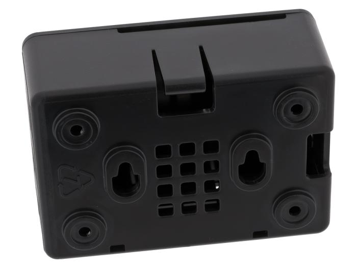 Inbyggnadslåda för Raspberry Pi 4 + HAT - svart @ electrokit (3 av 4)