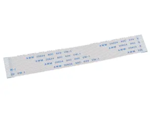 FPC-kabel 15-pol 1.0mm 100mm samma-sida @ electrokit