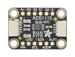 ADS1115 16-bit ADC 4ch 16x PGA QWIIC/Stemma @ electrokit
