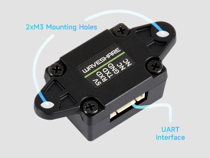 Distance sensor TOF Lidar 0.02-20m UART @ electrokit (7 of 9)