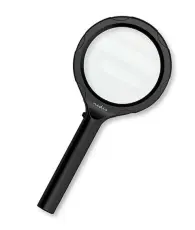 F&ouml;rstoringsglas &oslash;90mm med belysning @ electrokit