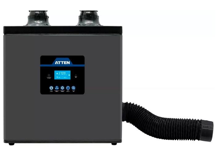 Lödrökutsug 2-uttag ST-1202D @ electrokit (2 av 2)